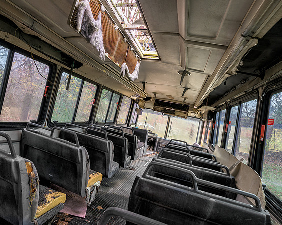 Abandoned bus