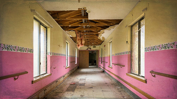 Nursing home corridor