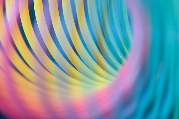 Colorful slinky