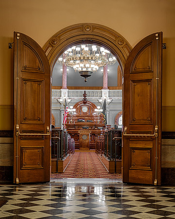House chamber entrance