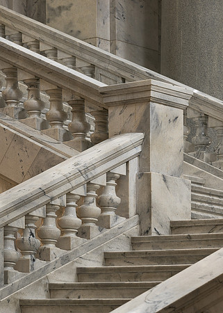 Marble staircase