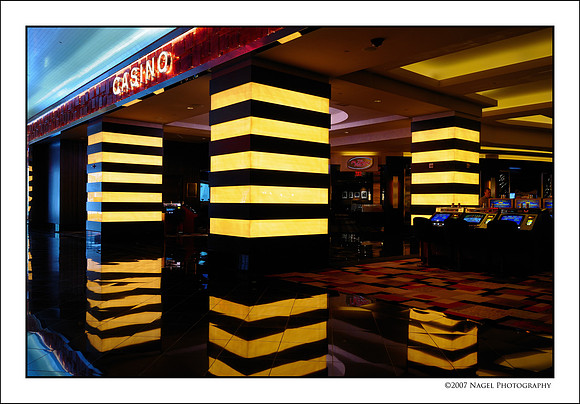 Striped pillars