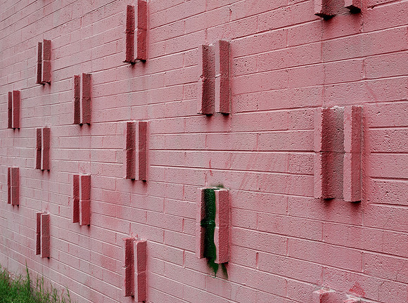 Painted patterned wall