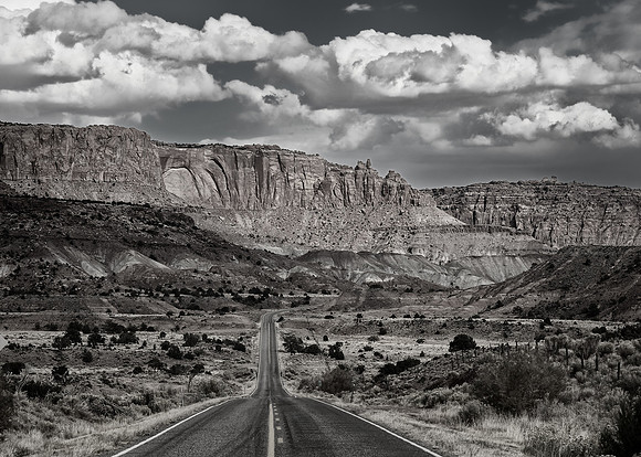 Road into Capitol Reef