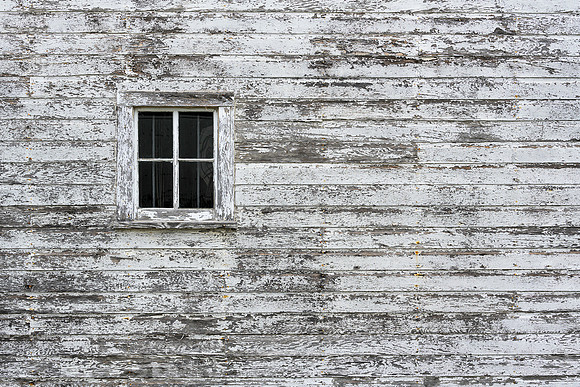 Window on white wall
