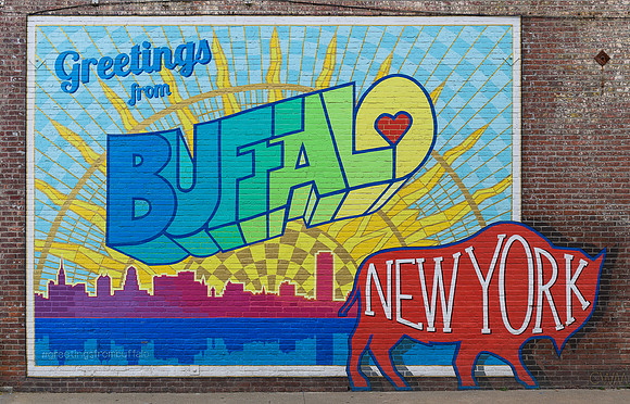 Greetings from Buffalo Mural