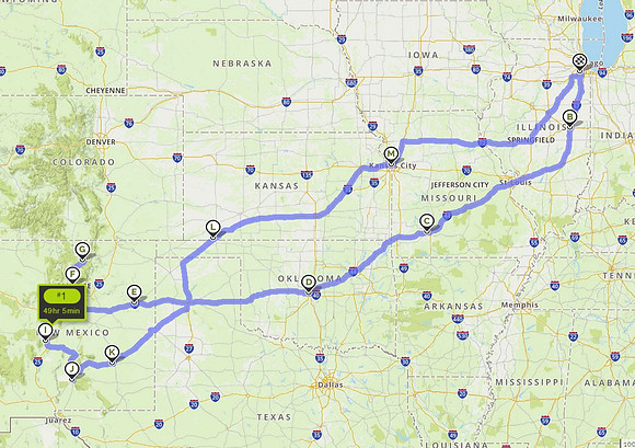 Road Trip Itinerary