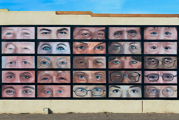 Eyes mural