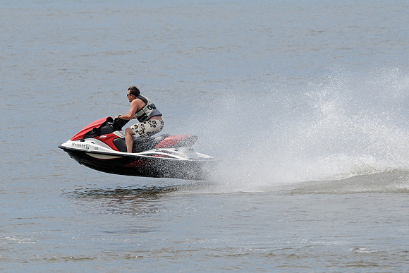 Jet skiing