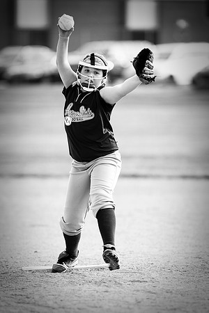 OYA Girls Softball (B&W version)
