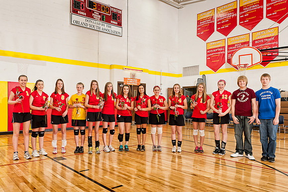 8th grade girls' volleyball