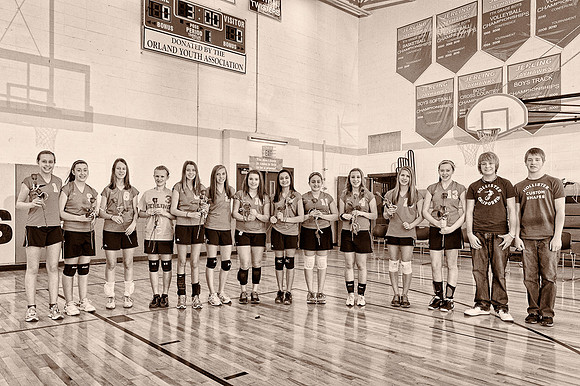 8th grade girls' volleyball