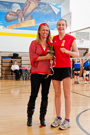8th grade girls' volleyball