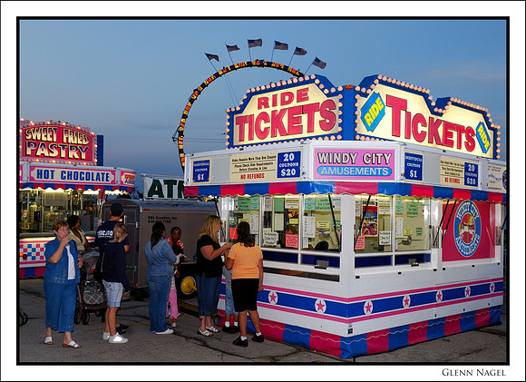 The ticket line