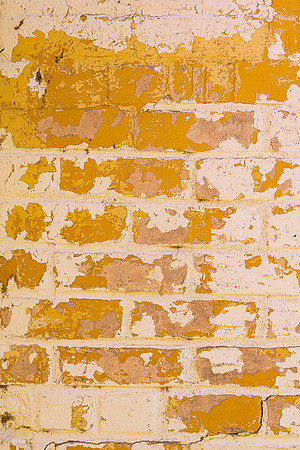 Yellow and white brick