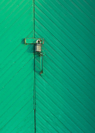 Green doors