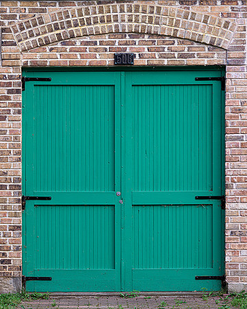 Turquoise doors