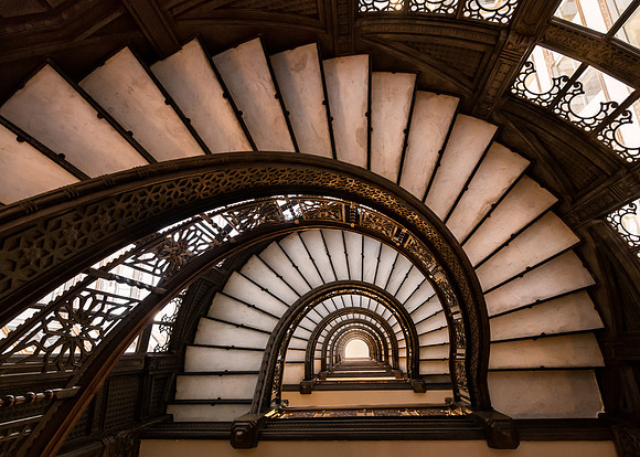 Oriel staircase