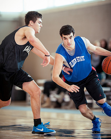 OYA basketball playoff action