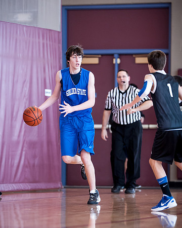 OYA basketball playoff action