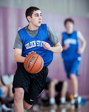 OYA basketball playoff action