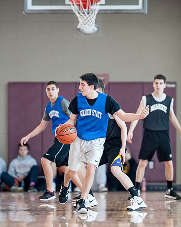 OYA basketball playoff action