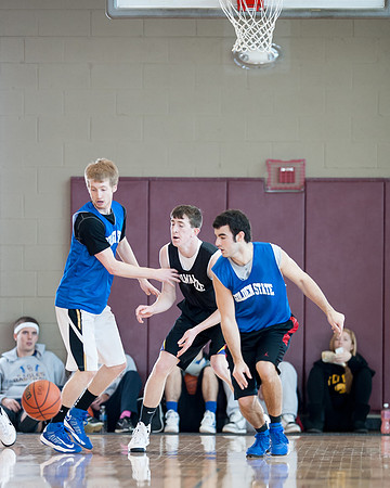 OYA basketball playoff action