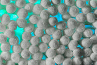 Q-Tips in green and blue