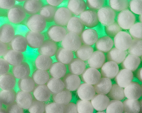 Q-Tips in green