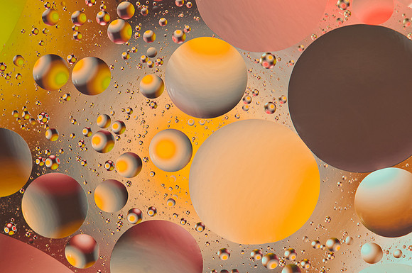 Oil and water abstract