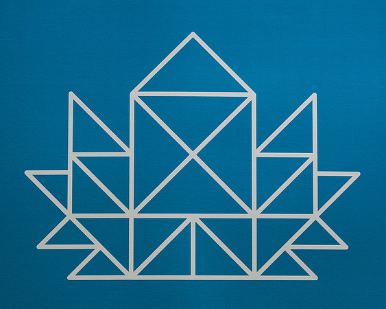 White on Turquoise