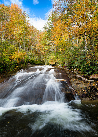 Sliding Rock Waterfall