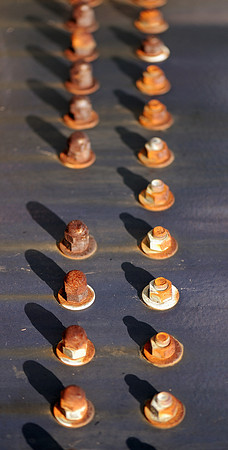 Blue silo bolts