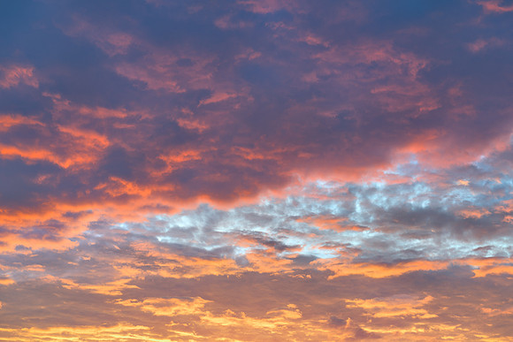 Clouds at sunset