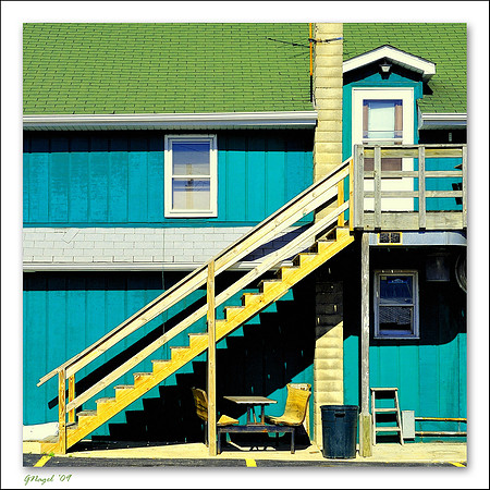 Yellow stairs
