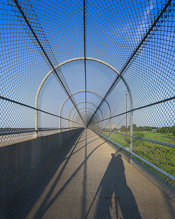 I-35 pedestrian overpass