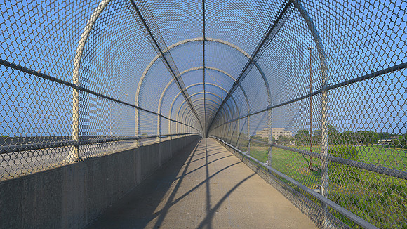I-35 pedestrian overpass