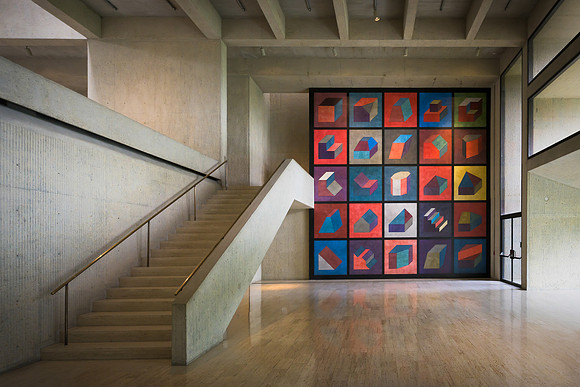 Brutalist staircase