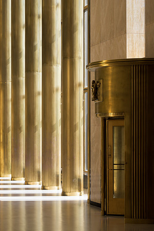 Bronze pillars