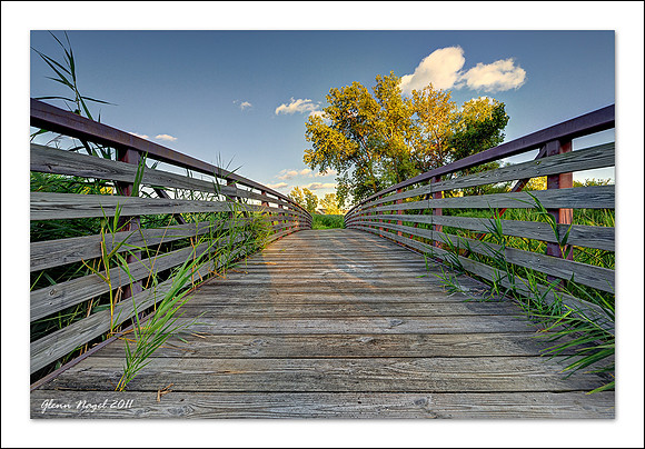 Wooden bridge
