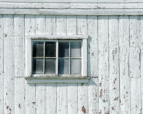 Window on white