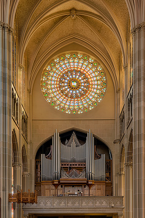 Cathedral pipe organ