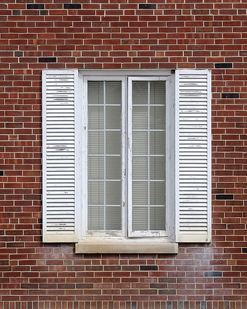 White shutters
