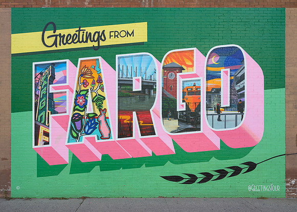 Fargo Postcard Mural