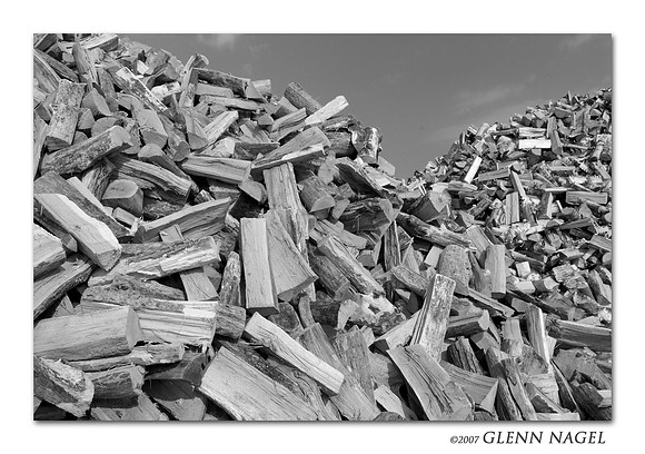 Mountain of firewood