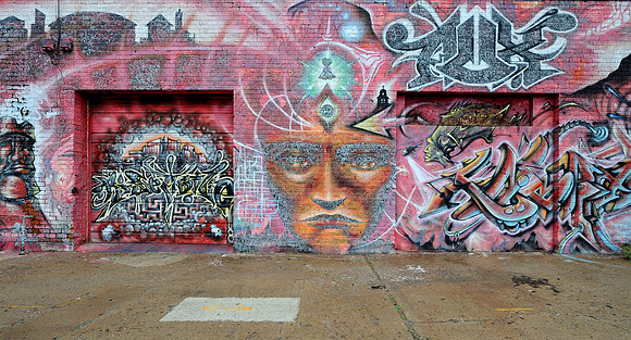 Garage door art