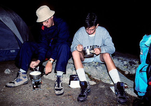 Backcountry dinner