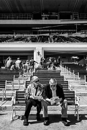 Studying the racing form