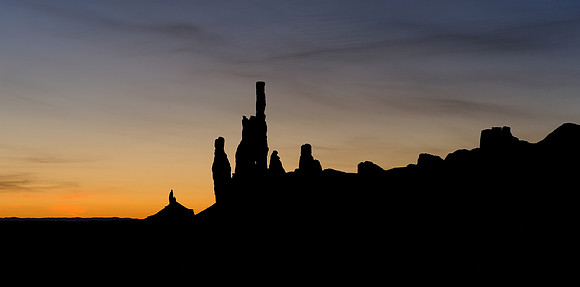 Totem Pole and Yei Chei monuments