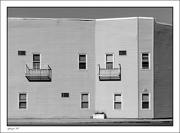 Blue building #115